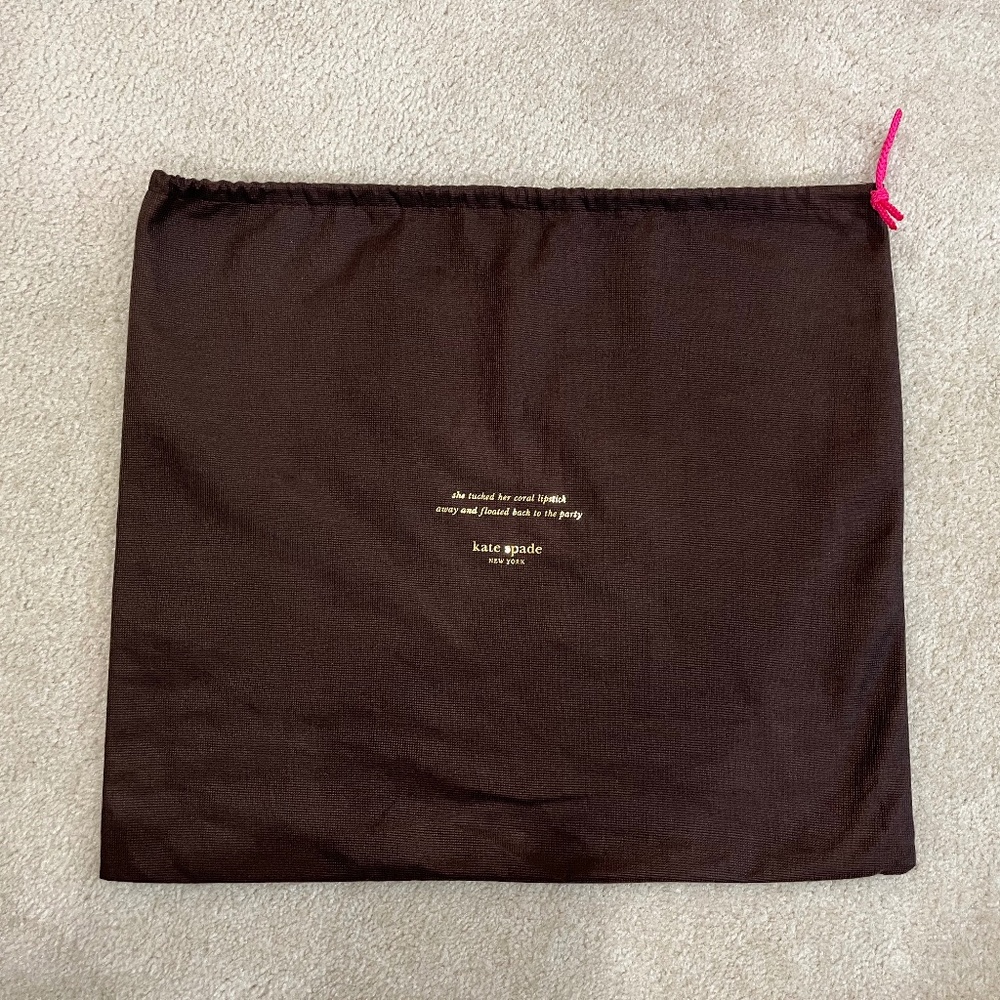 kate spade dust bag (GREAT condition)